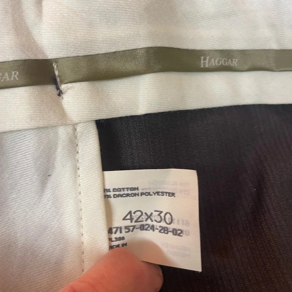 COPY - Men’s Haggar corduroy brown pants size 42X30 - Picture 5 of 5